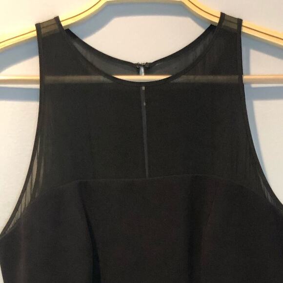 Club Monaco Lorna Cocktail Dress size 4 Black Mermaid Silhouette - Picture 2 of 9